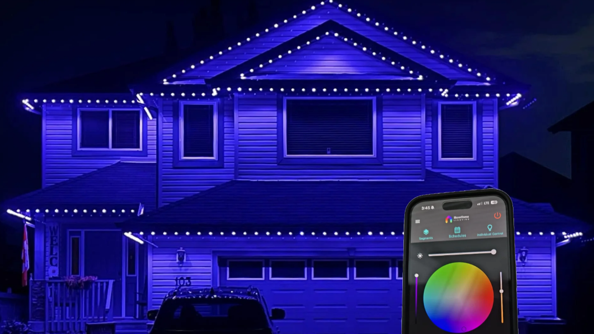 DIY Permanent Soffit Holiday Lighting Kits (50ft, 100ft, 150ft, 200ft) - Lighting Doctor