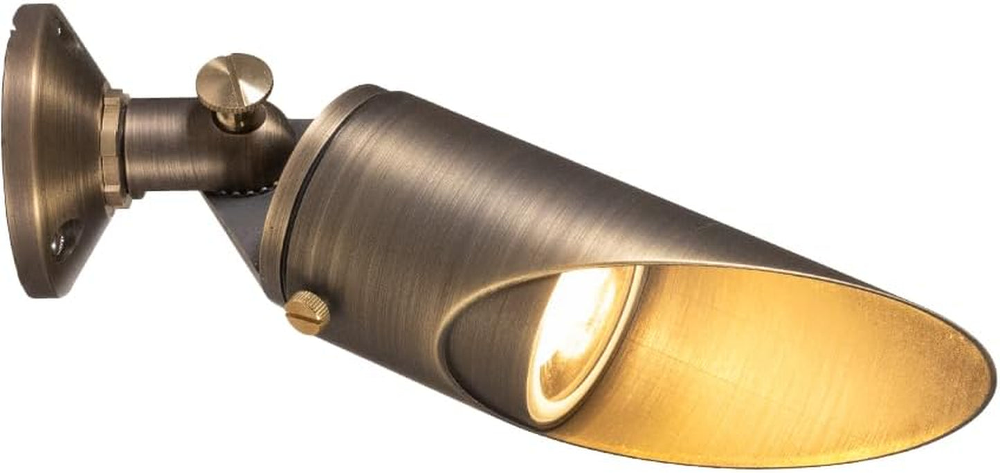 12V Cast Brass Downlight (Bronze) with 5W 2700K MR16 LED Bulb & Surface Mount