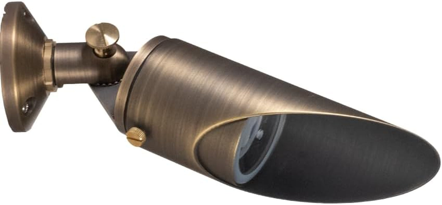 12V Cast Brass Downlight (Bronze) with 5W 2700K MR16 LED Bulb & Surface Mount