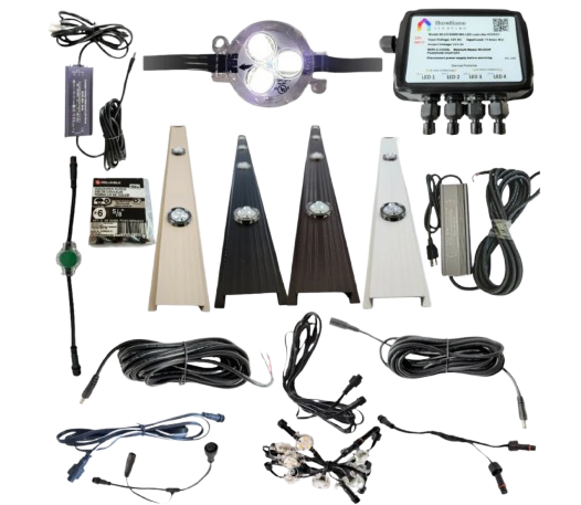 DIY Permanent Soffit Holiday Lighting Kits (50ft, 100ft, 150ft, 200ft) - Lighting Doctor