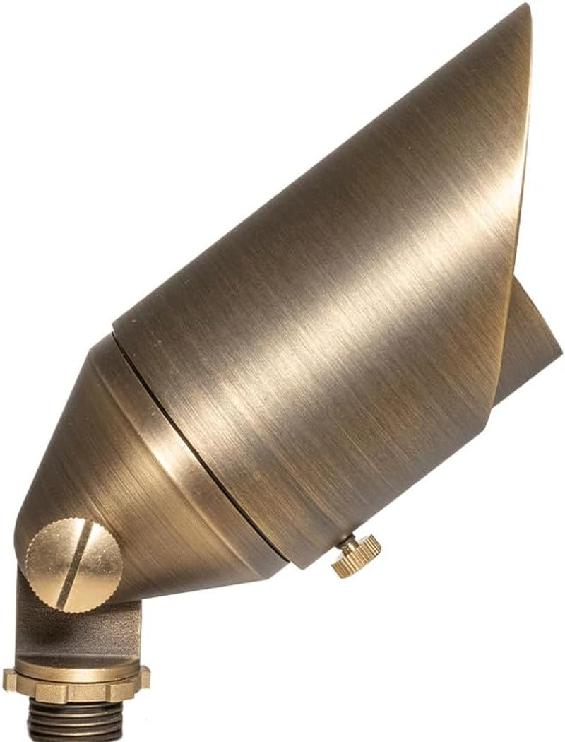 Top Dog Scotty 12V Cast Brass Outdoor Spotlight (Bronze) with 5W 2700K MR16 LED Bulb & Ground Stake