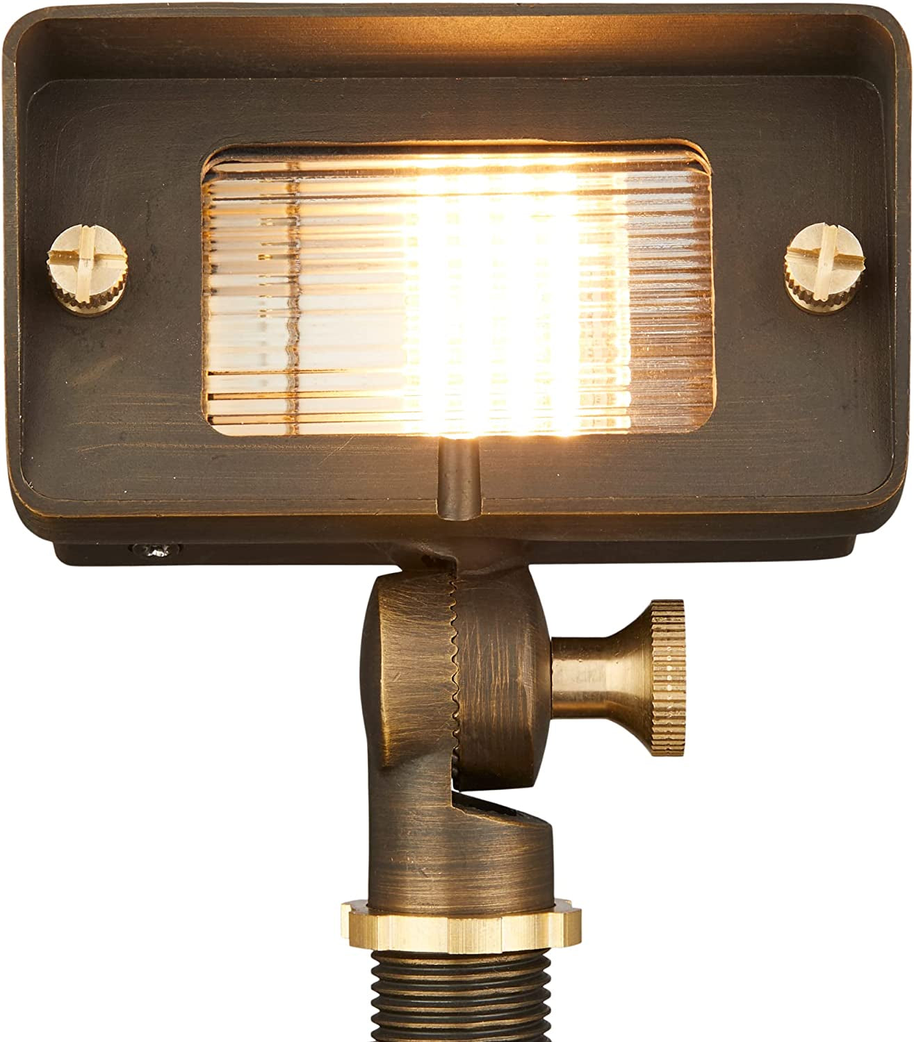 Gentle Splash Cast Brass 12V Flood Light (Bronze) with 3W 2700K G4 LED Bulb